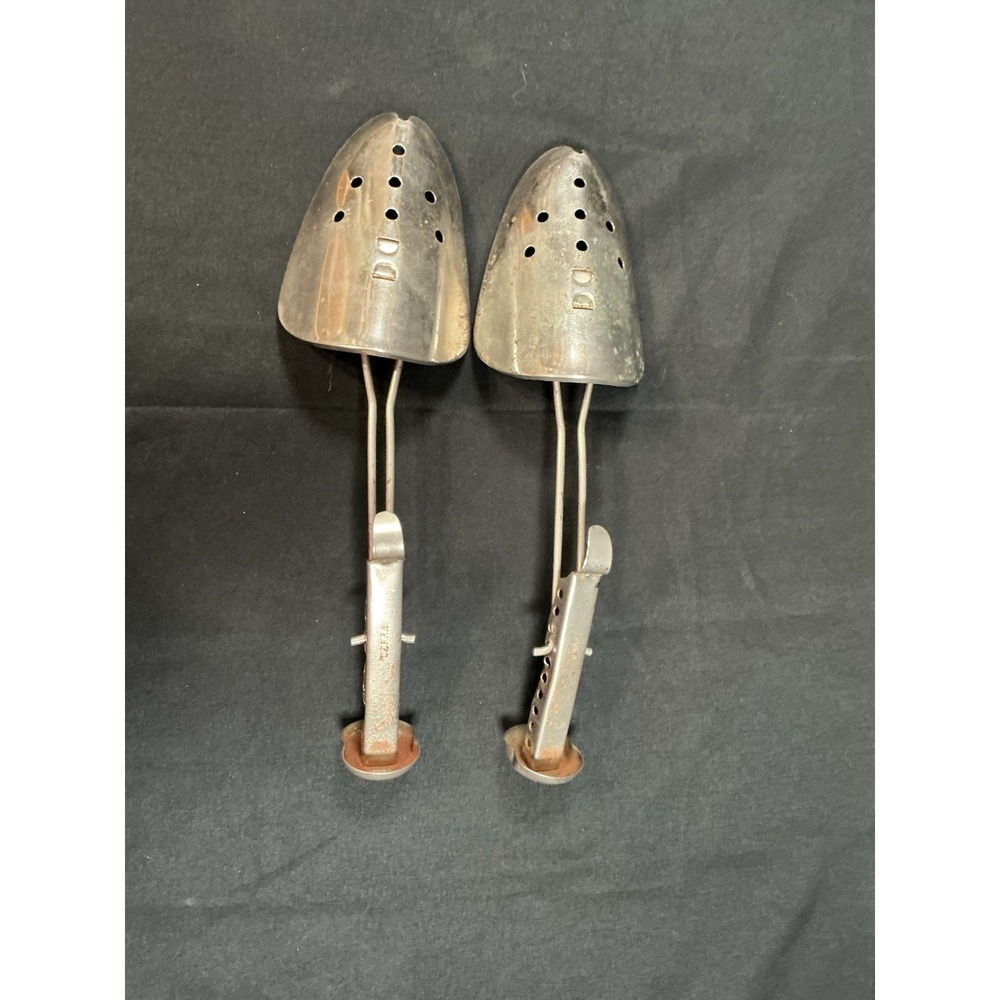 Vintage Terra Metal Adjustable Shoe Stretchers Or Shoe Trees